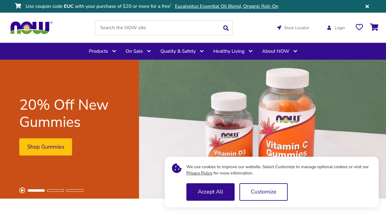 NOW Foods offers a wide range of supplements, including high-quality ginger extracts, known for their anti-inflammatory support.