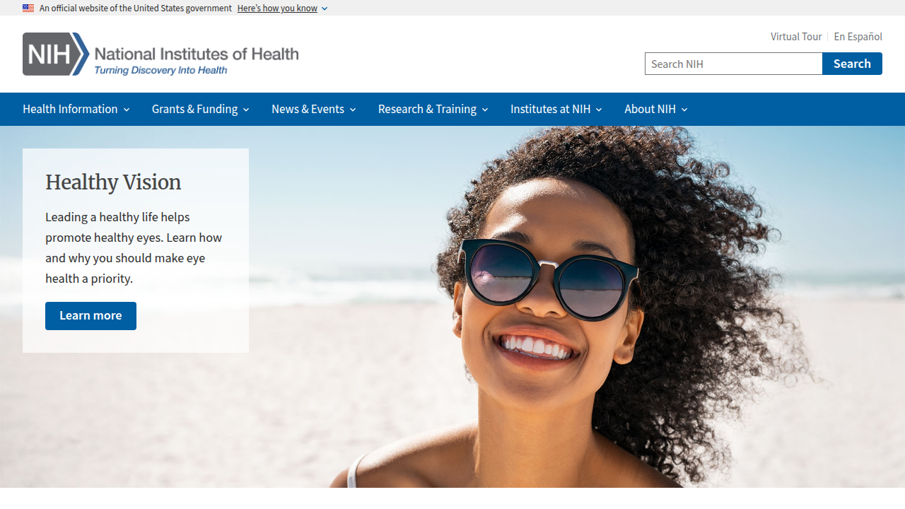 The official homepage of the National Institutes of Health, a leading source for scientific research and health information, relevant to bromelain studies mentioned.