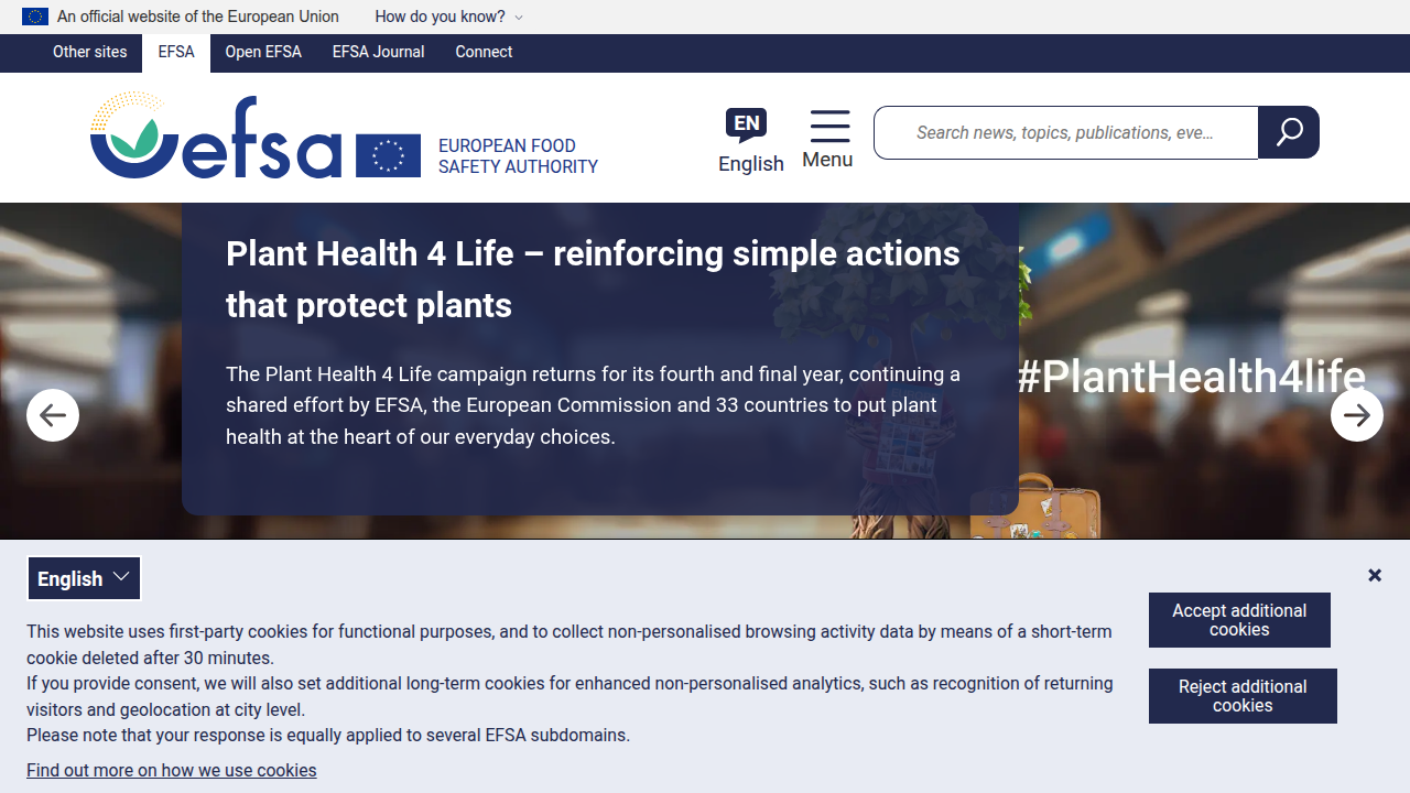 Access scientific advice and risk assessments on food safety from the European Food Safety Authority.