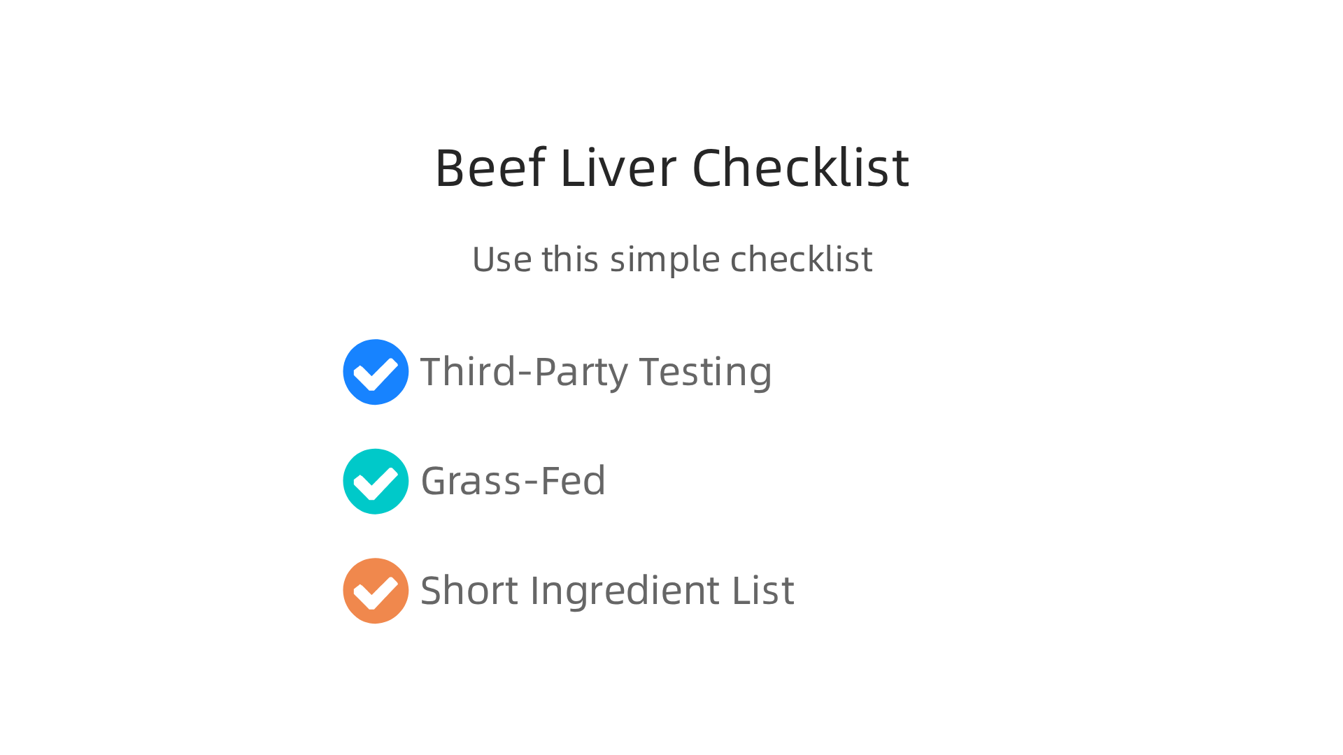 Essential criteria to consider when selecting a premium beef liver supplement.