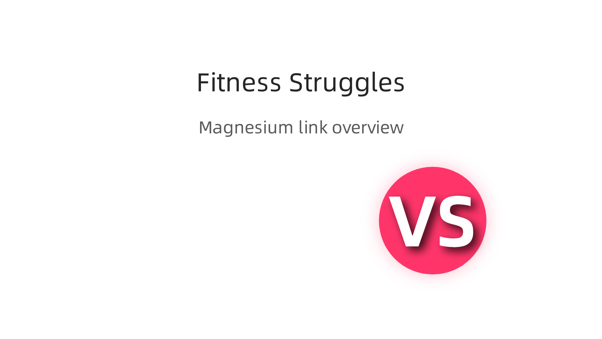 Visual representation of common fitness challenges like fatigue, slow recovery, poor sleep, and muscle cramps, and how they relate to potential magnesium deficiency.