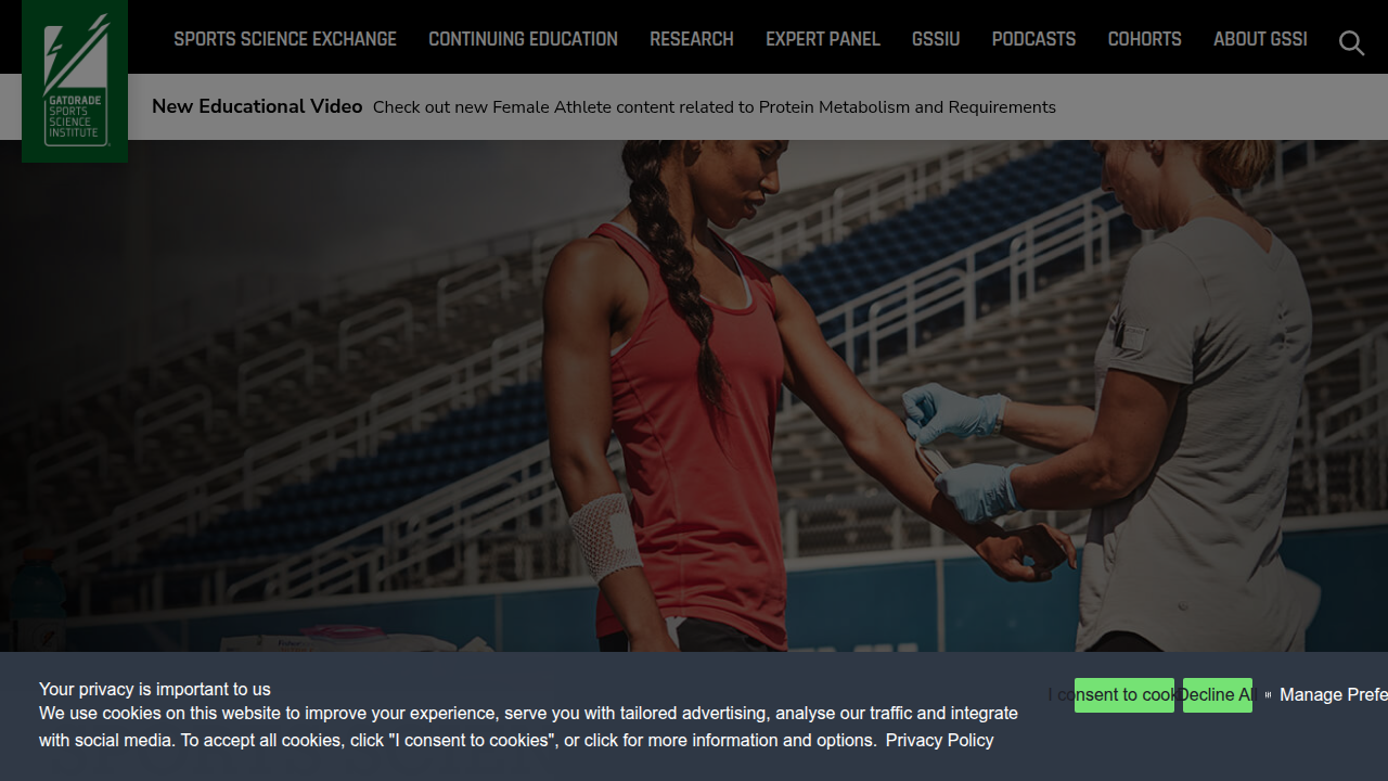 The GSSI website offers resources and research on sports nutrition, including the efficacy of supplements like creatine monohydrate.